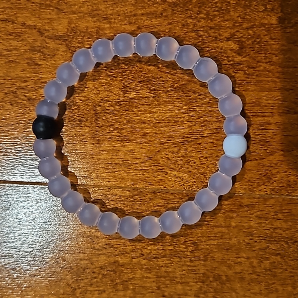 Clear lokai bracelet